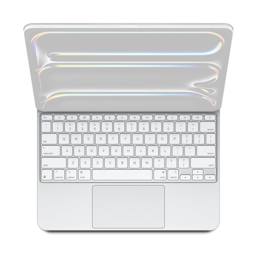 Magic Keyboard for iPad Pro 13 inch (M4) English - White (Renewed)