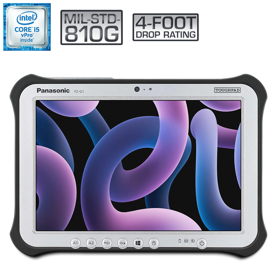 Panasonic Toughpad FZ-G1 MK5 10.1" Core i5-7300U 2.6GHz 8GB RAM 256GB SSD - Silver (Renewed)