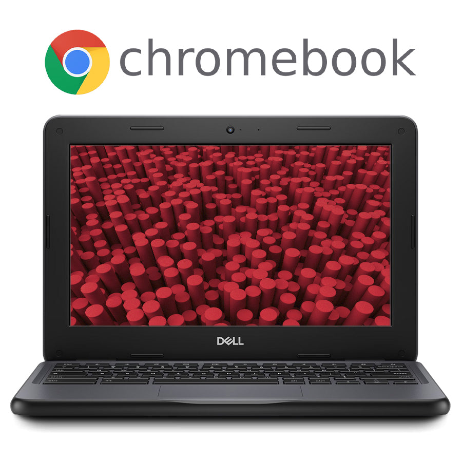 Dell Chromebook 3100 11.6" Celeron 1.1GHz 4GB RAM 32GB SSD - Black (Renewed)