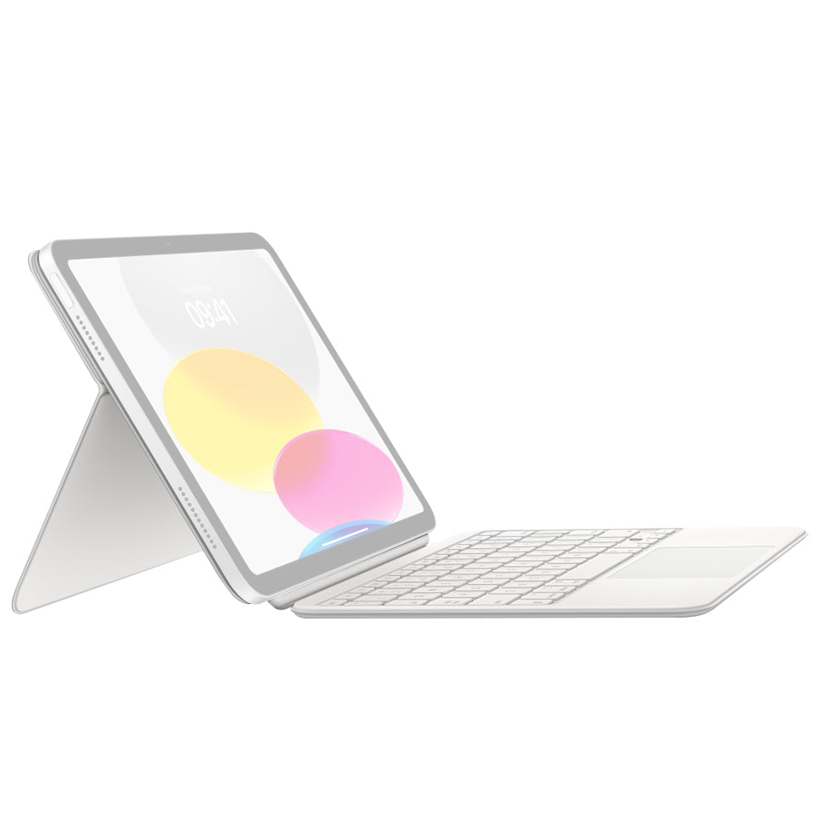 Apple Magic Keyboard Folio for iPad (10th generation) - White (Renewed)