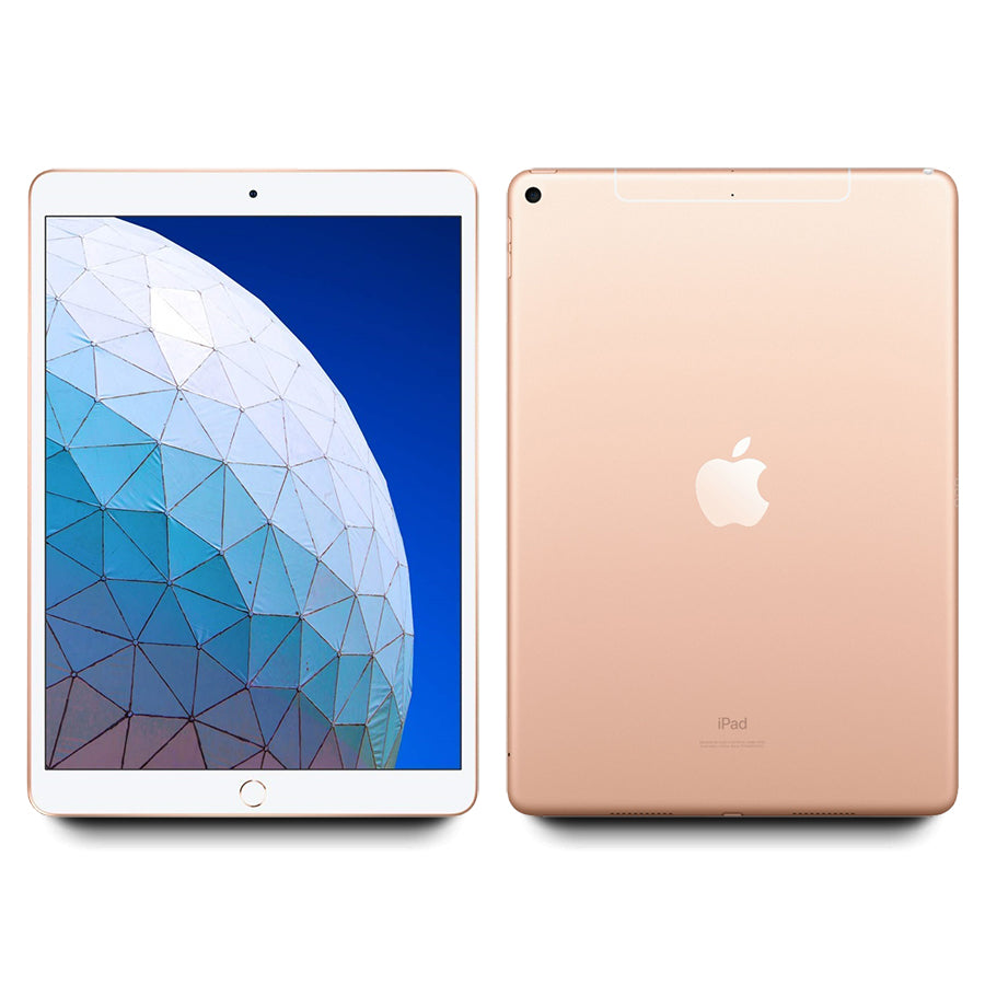 2019 Apple iPad Air 3 10.5" Display 64GB Storage WiFi + Cellular - Gold (Renewed)